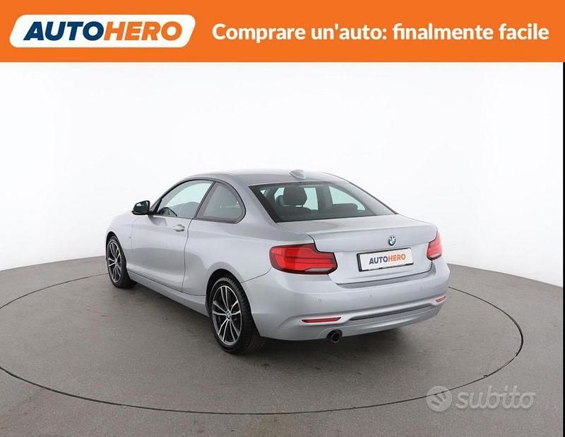 Usata BMW 218 Sport Line 150 CV (110 kW) 2018 Grigio Coupé