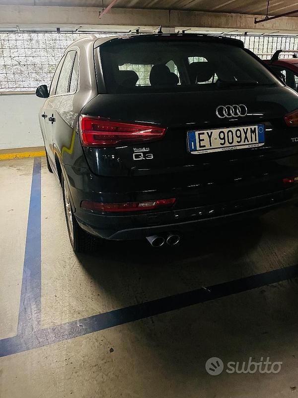 Usata Audi Q3 150 CV (110 kW) 2015 Nero SUV
