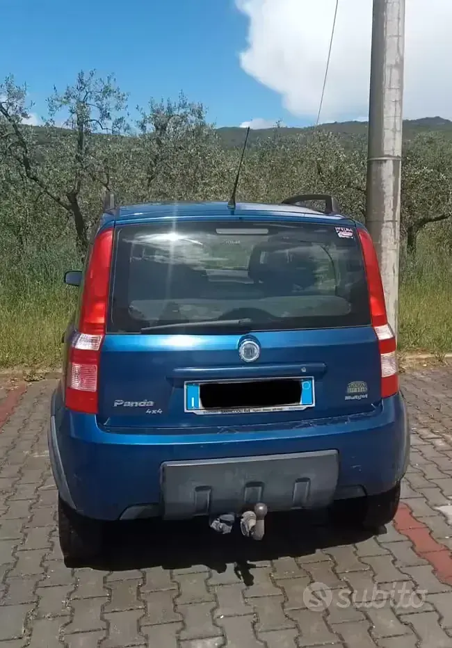 Usata Fiat Panda 4x4 69 CV (50 kW) 2006 Blu Utilitaria