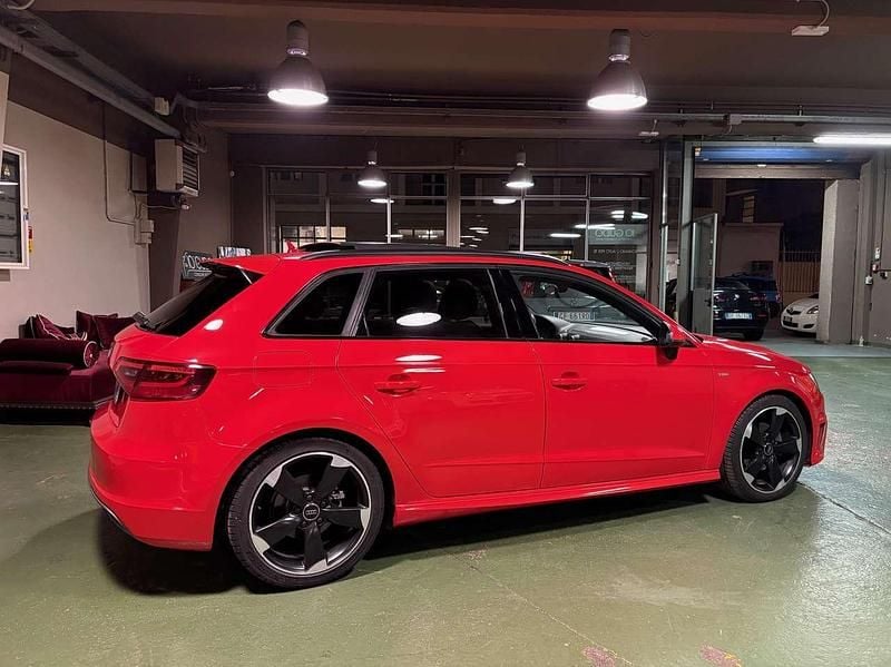 Usata Audi A3 S-Line 150 CV (110 kW) 2016 Rosso Berlina