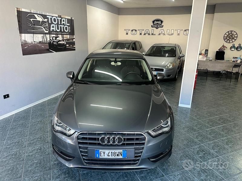 Usata Audi A3 Ambition 110 CV (80 kW) 2015 Grigio Berlina