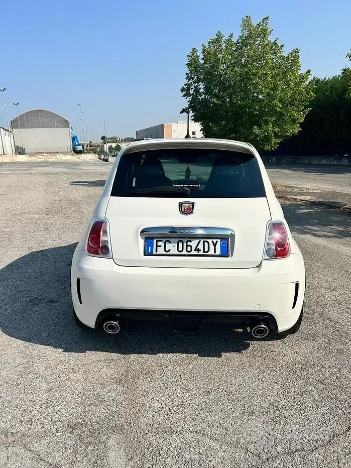Usata Abarth 595 144 CV (105 kW) 2016 Bianco Berlina