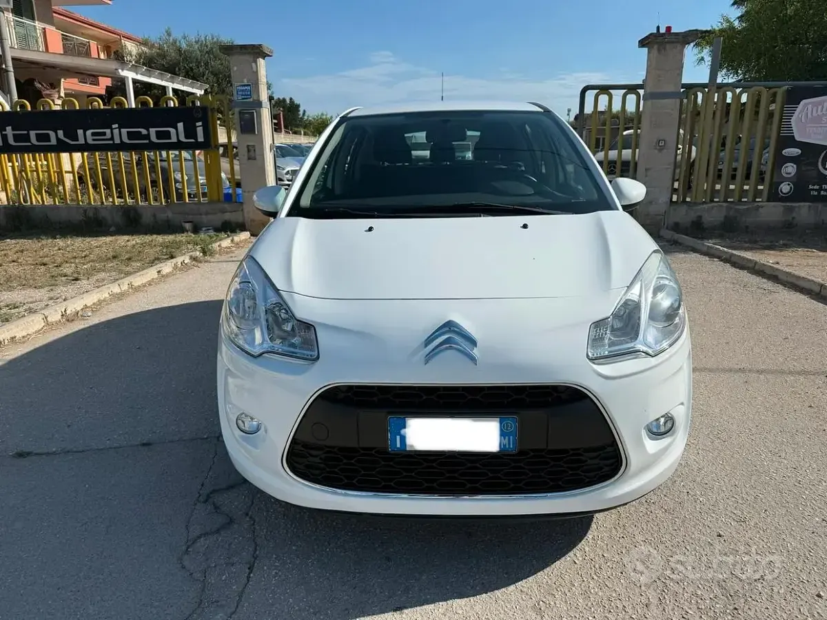 Usata Citroën C3 68 CV (50 kW) 2012 Bianco Berlina