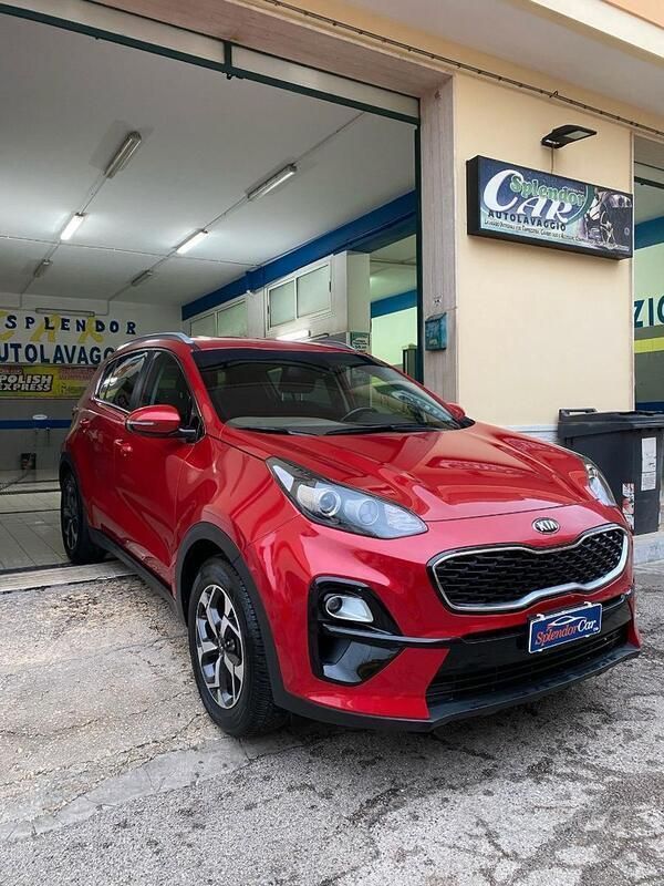 Usata Kia Sportage 136 CV (100 kW) 2019 Rosso SUV