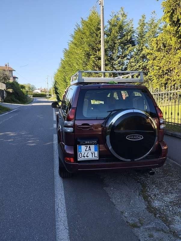 Usata Toyota Land Cruiser Prado 97 CV (71 kW) 2005 Rosso SUV