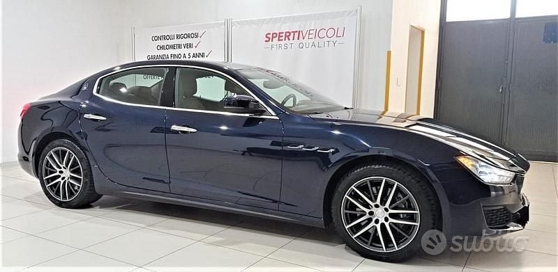 Usata Maserati Ghibli 250 CV (183 kW) 2018 Blu Coupé