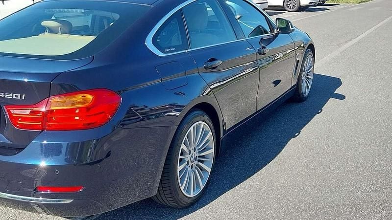 Usata BMW 420 Coupé Luxury Line 184 CV (135 kW) 2015 Blu/azzurro Coupé
