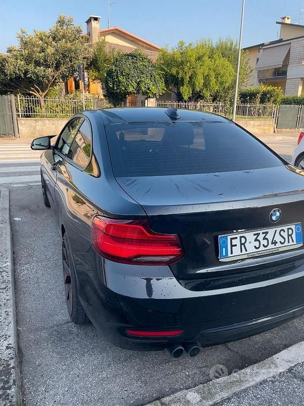 Usata BMW 220 Sport Line 190 CV (139 kW) 2018 Nero Coupé