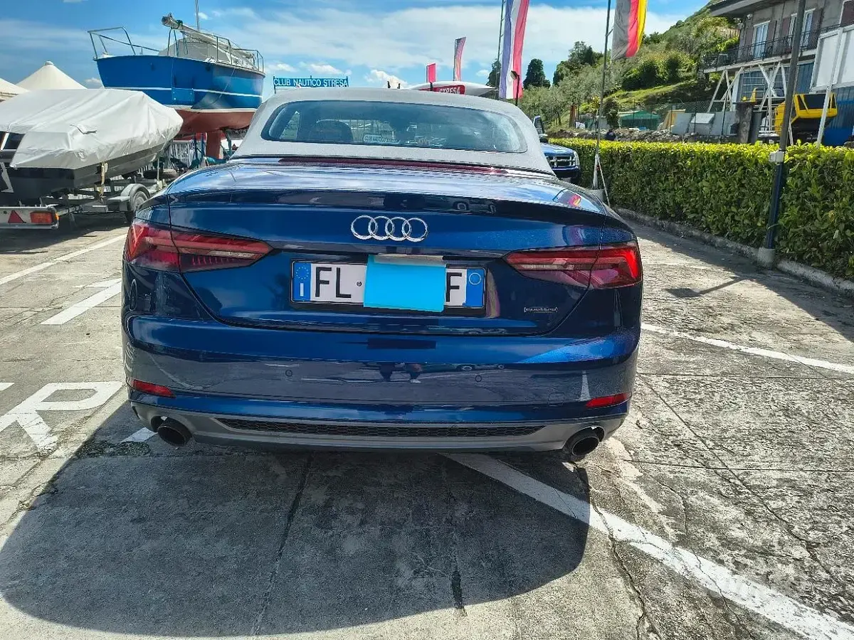 Usata Audi A5 Cabriolet S-Line 2017 Blu Cabrio