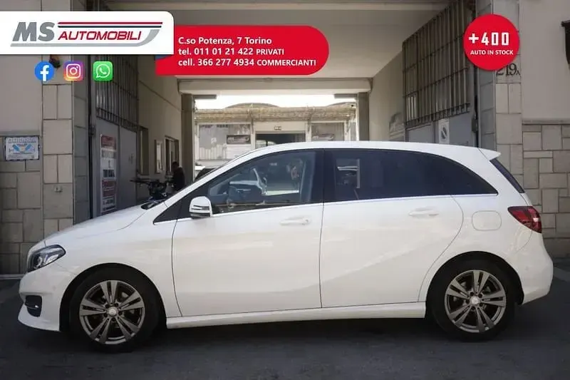 Usata Mercedes B180 109 CV (80 kW) 2016 Bianco Utilitaria