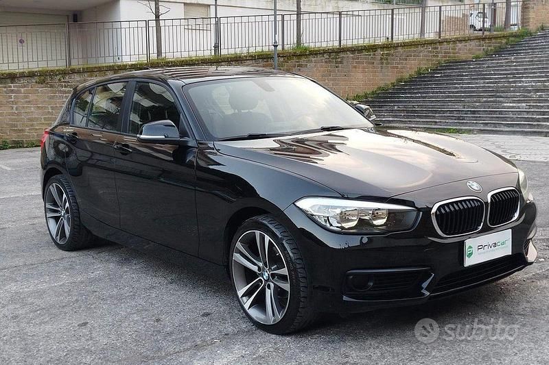 Usata BMW 114 Efficient Dynamics 95 CV (69 kW) 2019 Nero Utilitaria