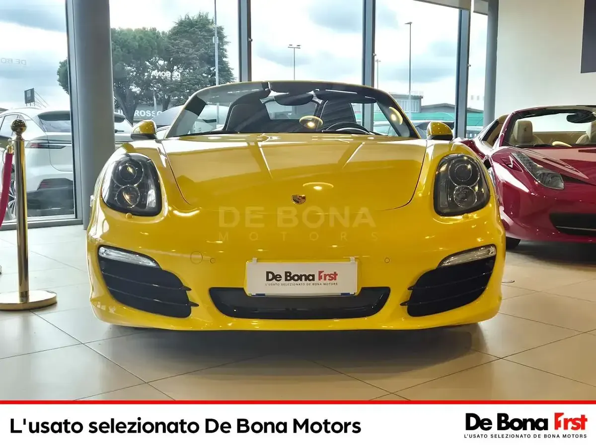 Usata Porsche Boxster 315 CV (231 kW) 2012 Giallo Cabrio