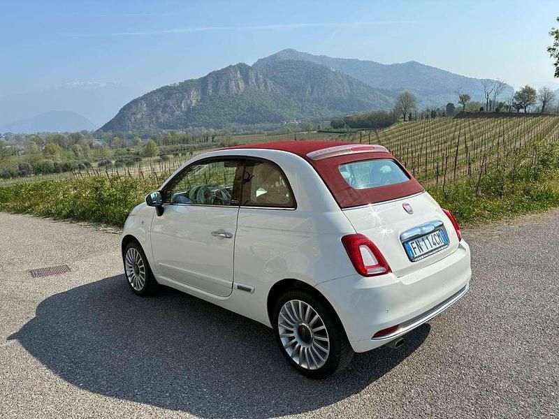 Usata Fiat 500C Lounge 69 CV (50 kW) 2018 Bianco Cabrio