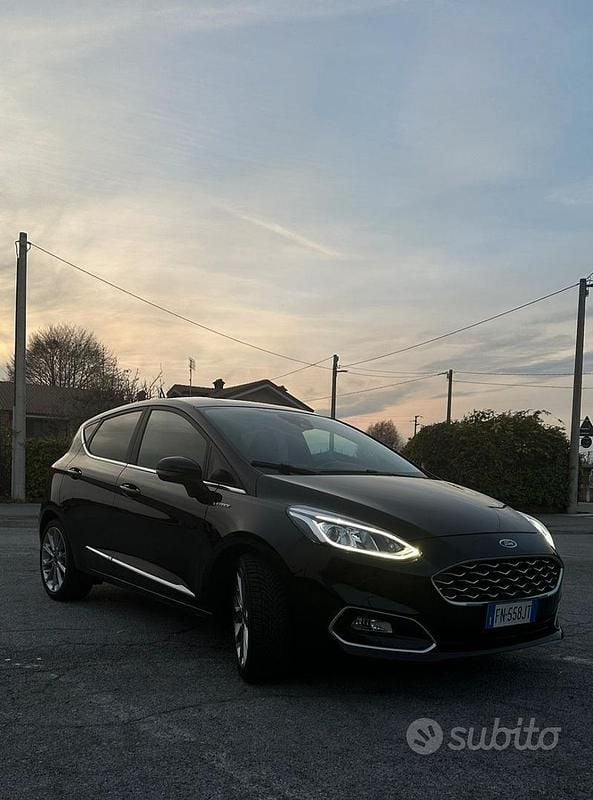 Usata Ford Fiesta Vignale 86 CV (63 kW) 2018 Nero Utilitaria