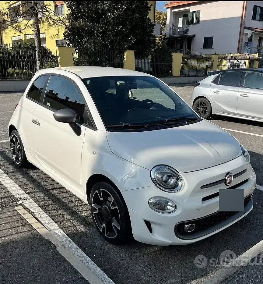 Usata Fiat 500 69 CV (50 kW) 2017 Bianco Berlina
