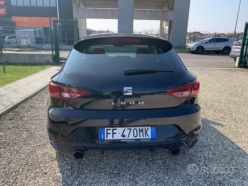 Usata Seat Leon FR 184 CV (135 kW) 2016 Nero Coupé