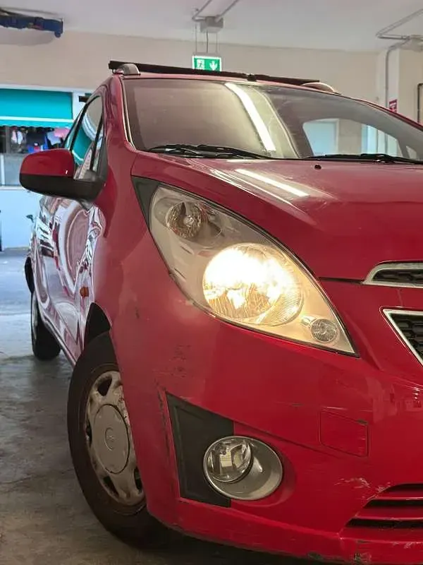 Usata Chevrolet Spark LS 82 CV (60 kW) 2010 Rosso Utilitaria