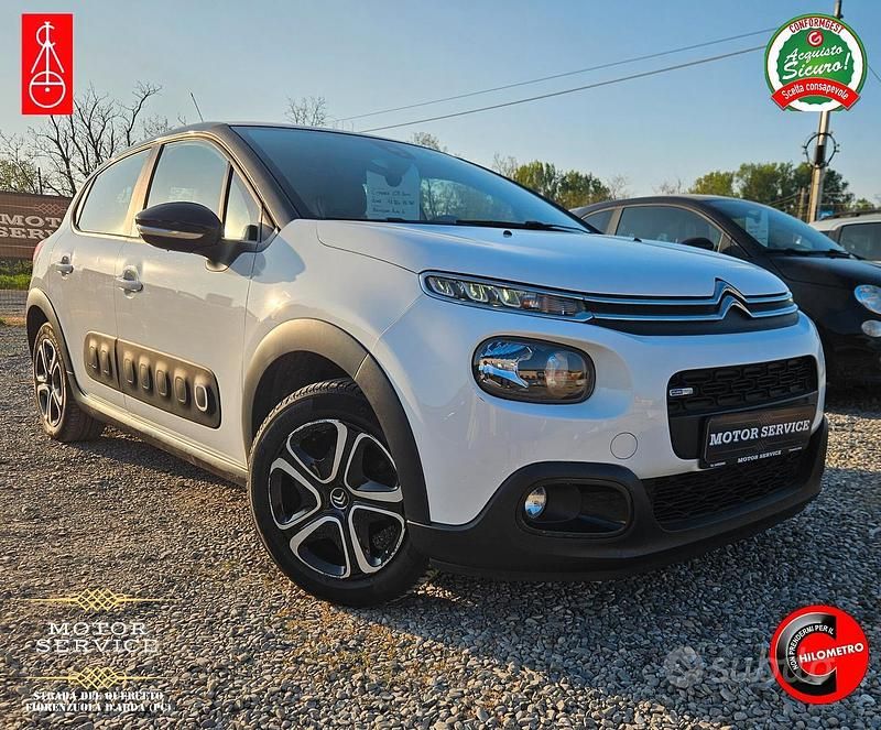 Usata Citroën C3 81 CV (59 kW) 2018 Bianco Utilitaria