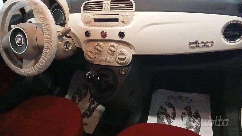 Usata Fiat 500 69 CV (50 kW) 2009 Bianco Cabrio