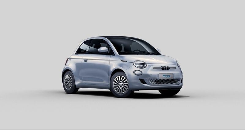 Blu Nuova 2025 Fiat 500e Cabrio | 40.149 € - Immagine 1/4