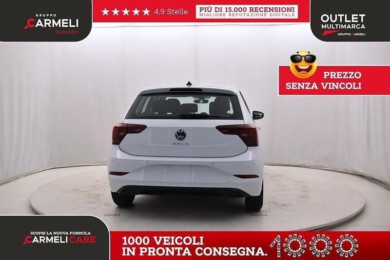 Nuova VW Polo Life 80 CV (58 kW) 2025 Pure white Berlina