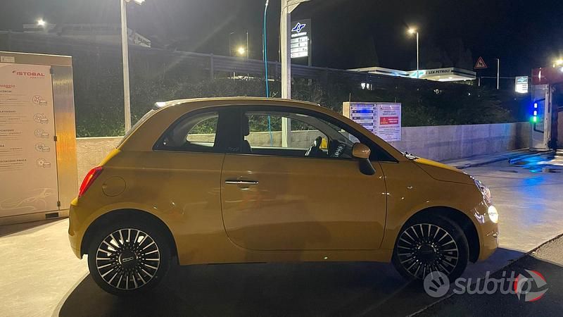 Usata Fiat 500 Lounge 69 CV (50 kW) 2016 Giallo Cabrio