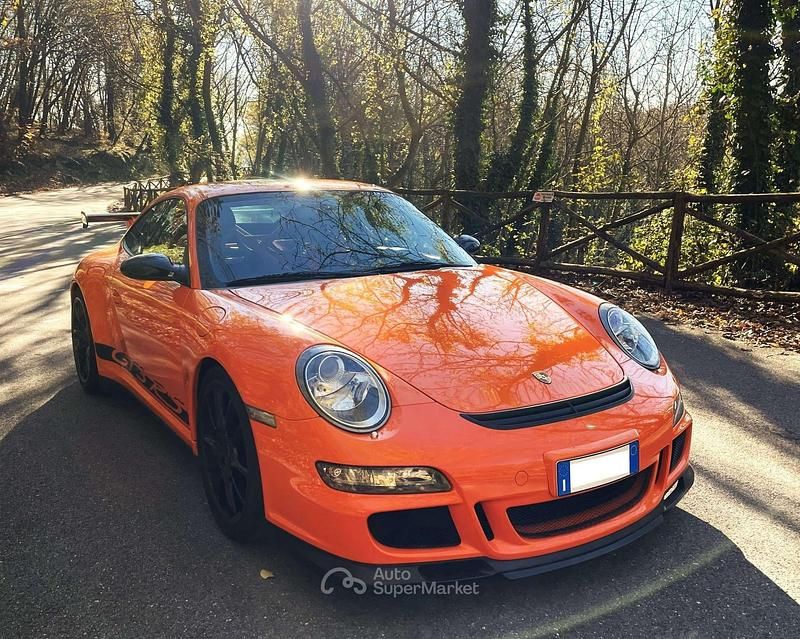 Usata Porsche 911 GT3 RS 415 CV (305 kW) 2007 Arancione Coupé