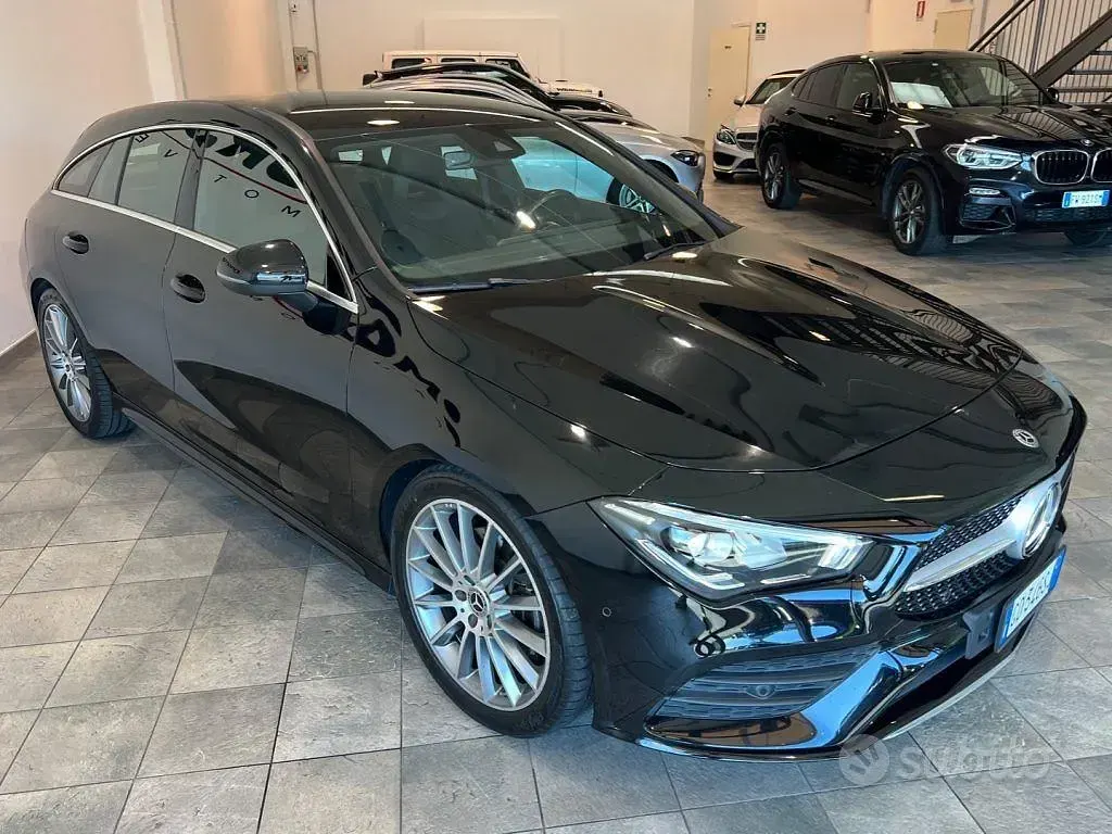 Usata Mercedes CLA200 Shooting Brake AMG line 150 CV (110 kW) 2019 Nero Station wagon
