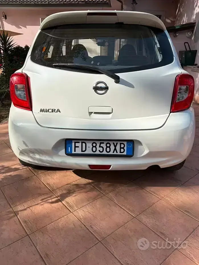 Usata Nissan Micra Acenta 80 CV (58 kW) 2016 Bianco Utilitaria