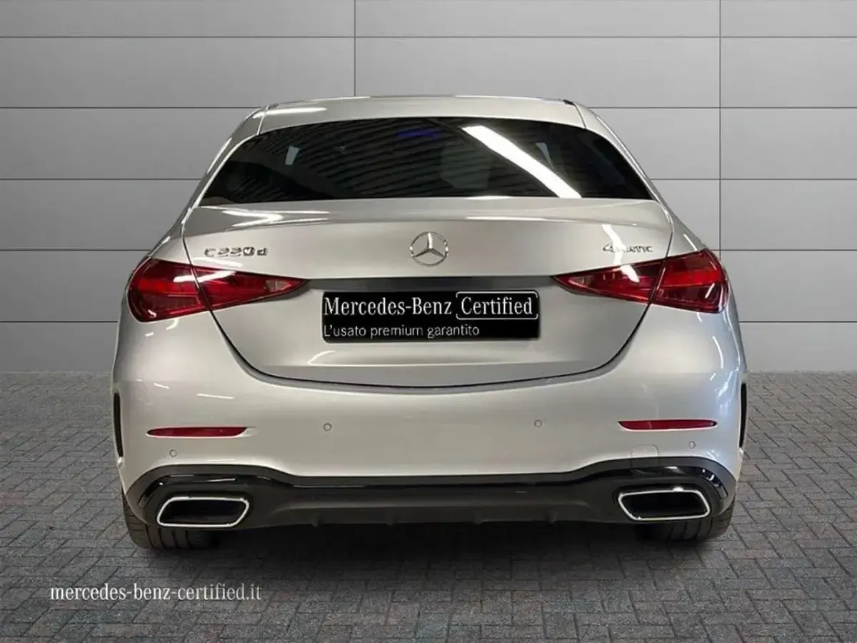 Usata Mercedes C220 Advanced 197 CV (144 kW) 2023 Argento Berlina