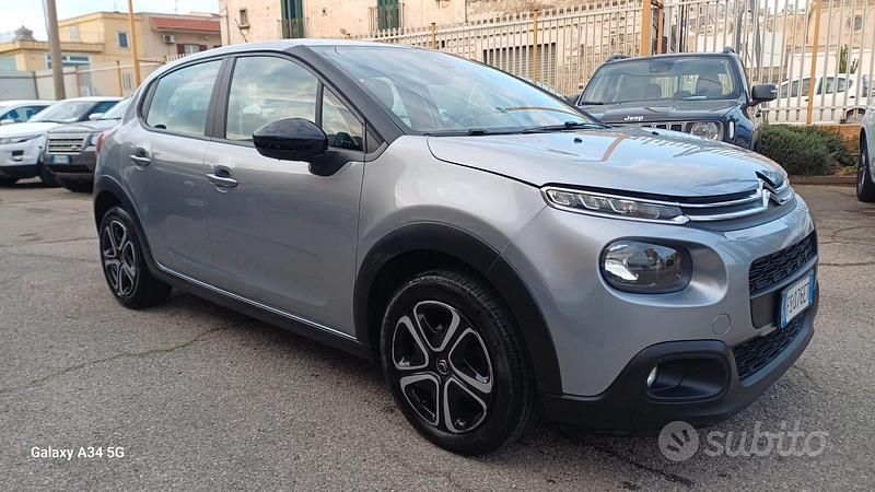 Usata Citroën C3 Shine 75 CV (55 kW) 2018 Grigio Utilitaria