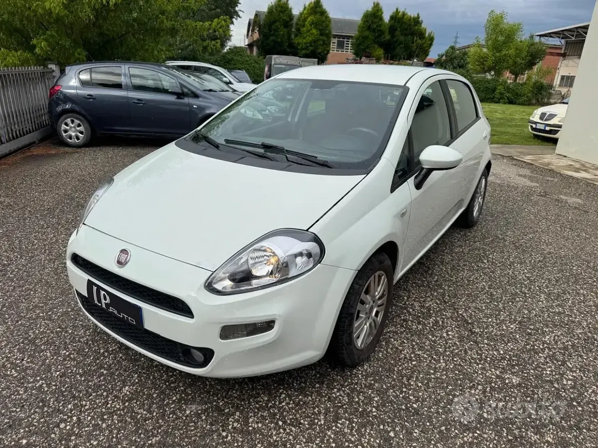 Usata Fiat Punto Easy 75 CV (55 kW) 2015 Bianco Utilitaria