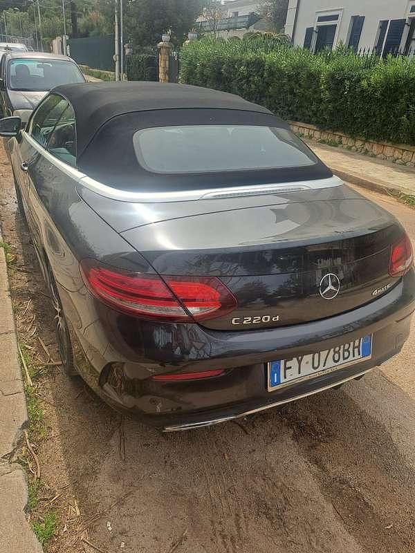 Usata Mercedes C220 Premium 194 CV (142 kW) 2019 Nero Cabrio