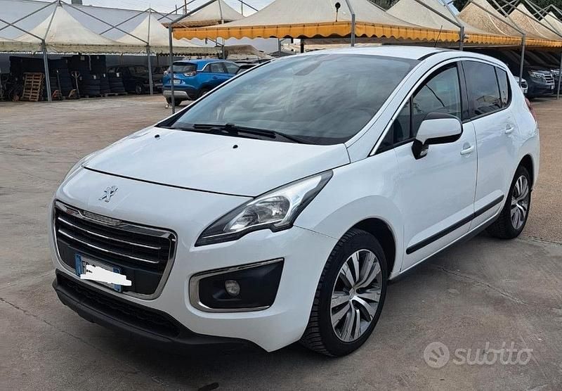 Usata Peugeot 3008 120 CV (88 kW) 2015 Bianco Station wagon