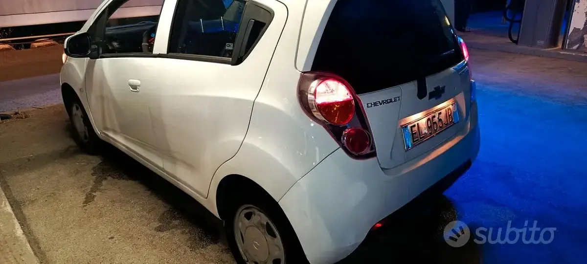 Usata Chevrolet Spark LS 68 CV (50 kW) 2012 Bianco Utilitaria