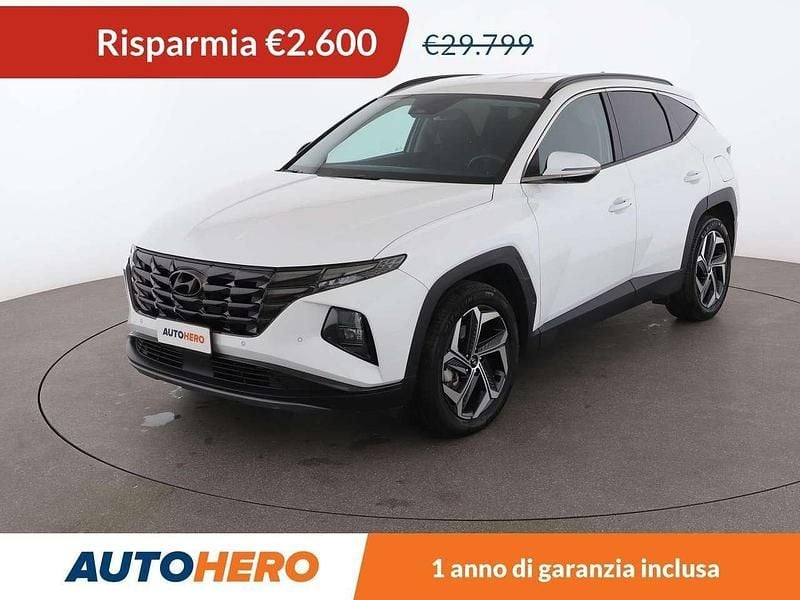 Bianco Usata 2022 Hyundai Tucson SUV | 27.199 € (Buon prezzo) - Immagine 1/3