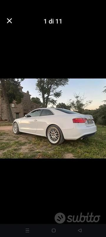 Usata Audi A5 S-Line 2007 Bianco Coupé