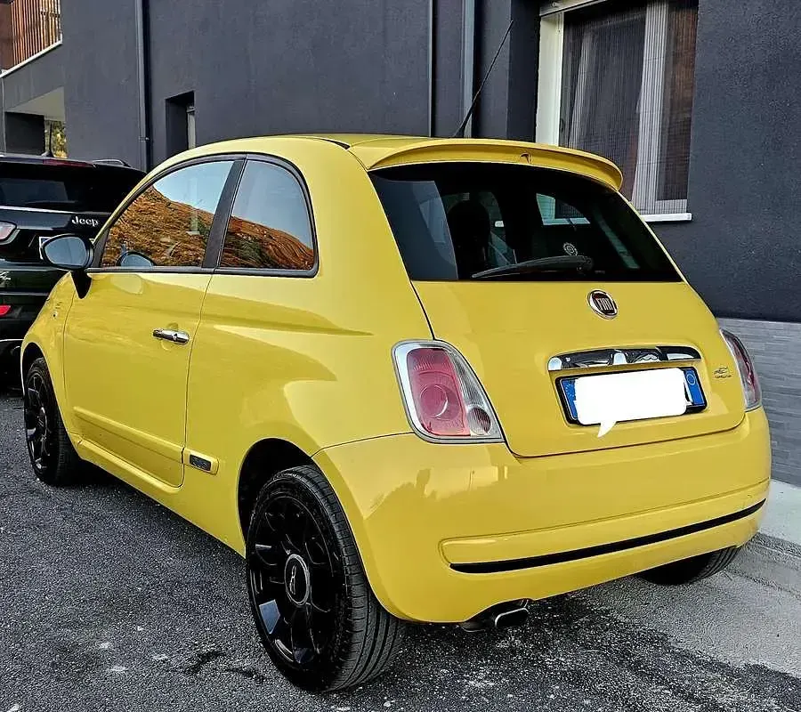 Usata Fiat 500 Sport 75 CV (55 kW) 2009 Giallo Cabrio