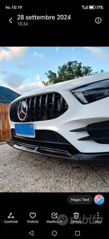 Usata Mercedes A220 Premium 190 CV (139 kW) 2019 Bianco Berlina