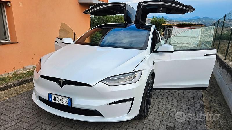 Usata Tesla Model X Plaid 759 kW (1033 CV) 2023 Bianco SUV