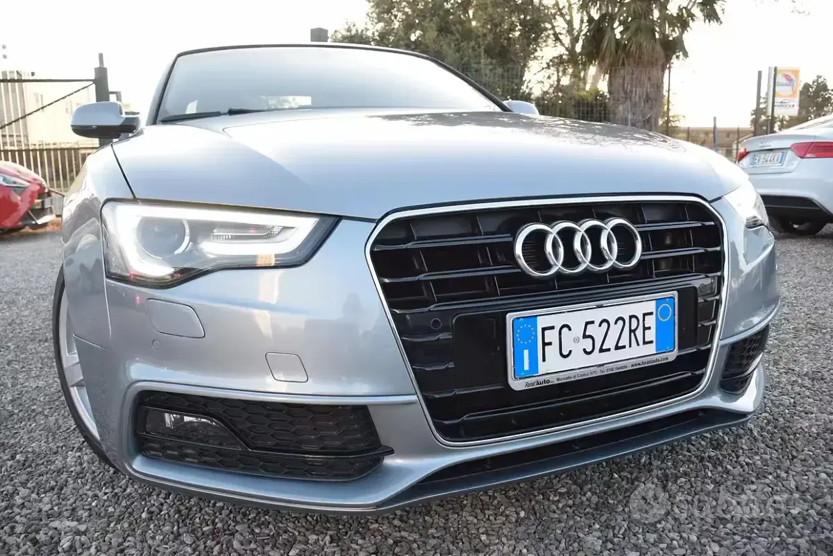 Usata Audi A5 Cabriolet Advanced 190 CV (139 kW) 2016 Grigio Cabrio