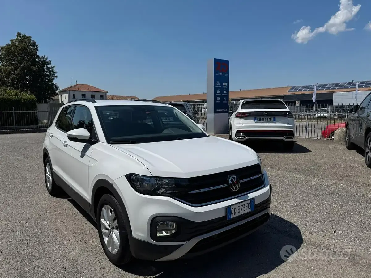 Usata VW T-Cross Style 110 CV (80 kW) 2022 Bianco SUV
