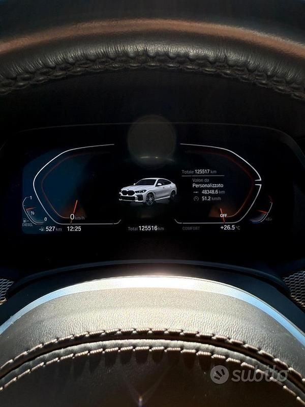 Usata BMW X6 M Sport 313 CV (230 kW) 2021 Bianco SUV