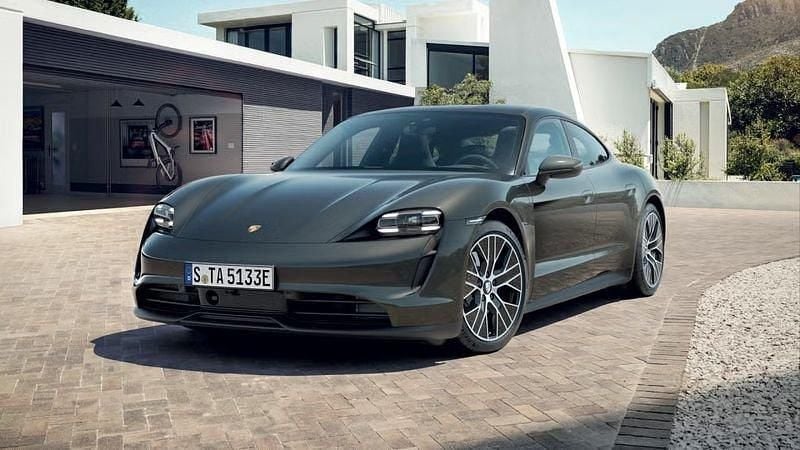 Grigio Usata 2022 Porsche Taycan Due volumi | 59.900 € (Buon prezzo) - Immagine 1/4