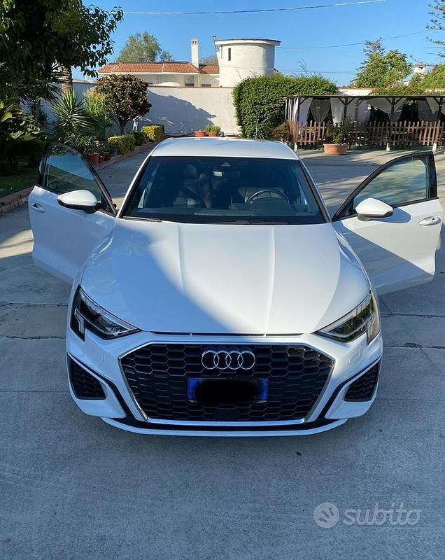 Usata Audi A3 S-Line 2022 Bianco Berlina