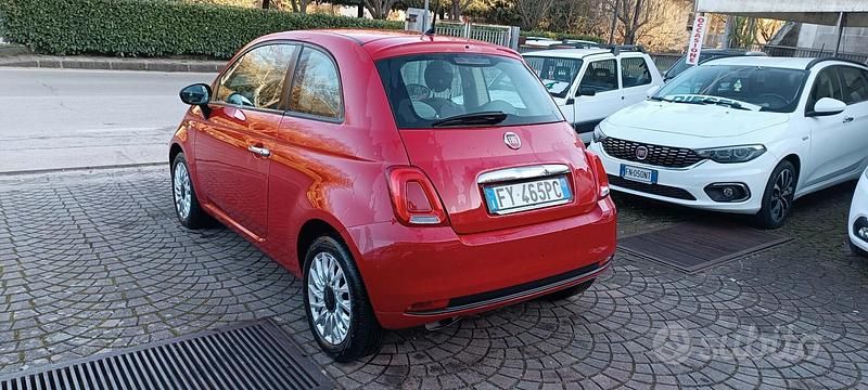 Usata Fiat 500 69 CV (50 kW) 2019 Rosso Berlina