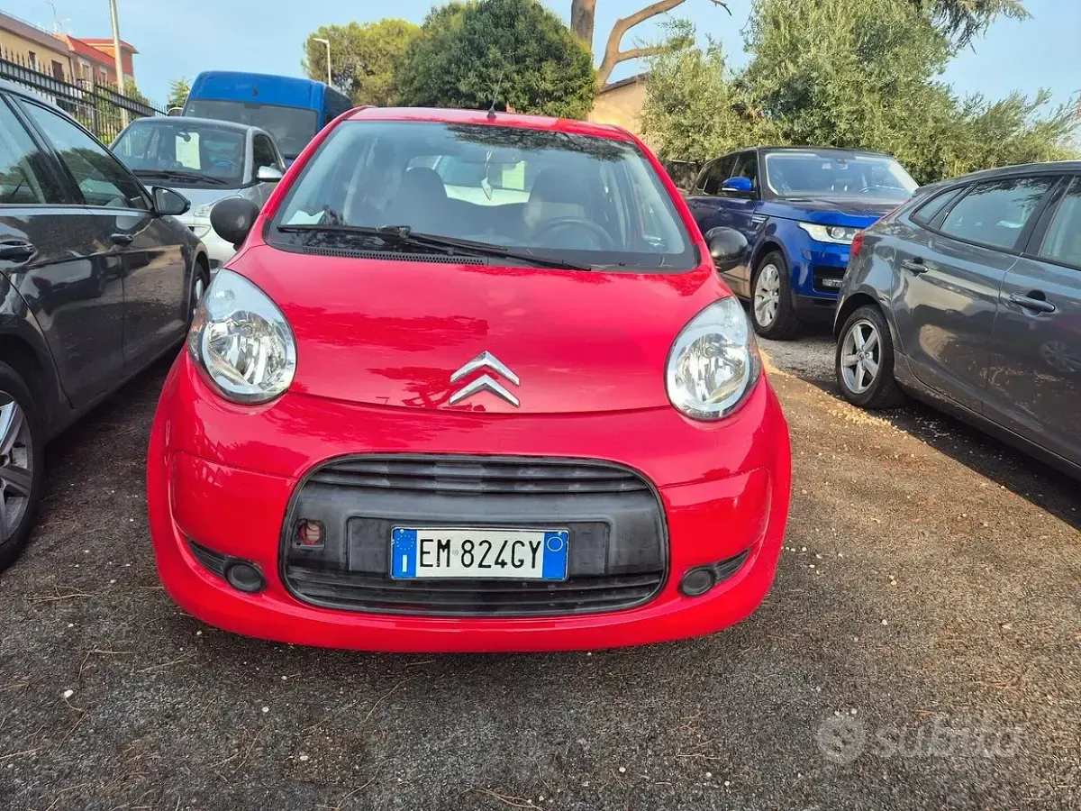 Usata Citroën C1 Seduction 68 CV (50 kW) 2012 Rosso Utilitaria