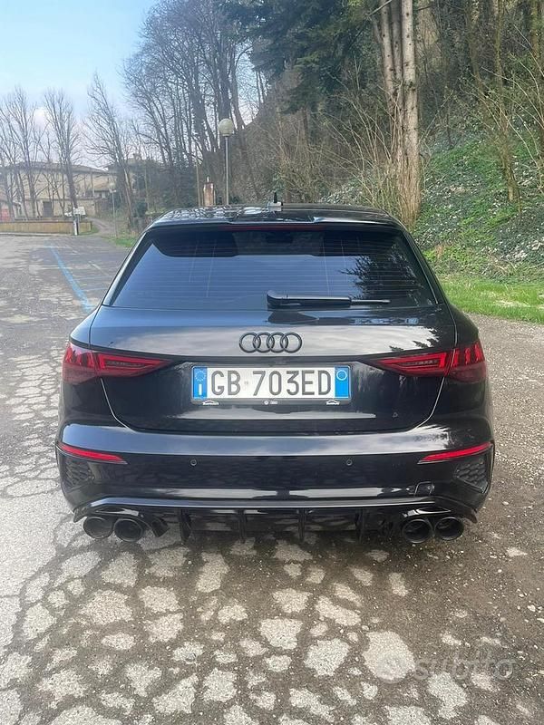 Usata Audi A3 Black Edition 2020 Nero Berlina