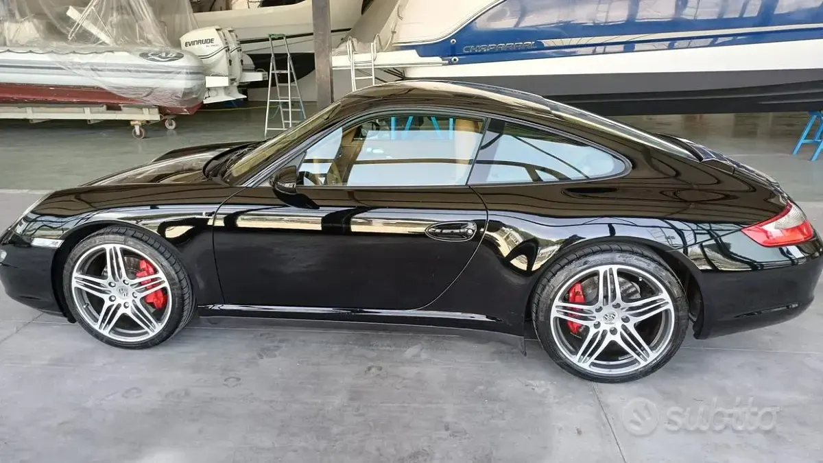 Usata Porsche 997 385 CV (283 kW) 2008 Nero Coupé