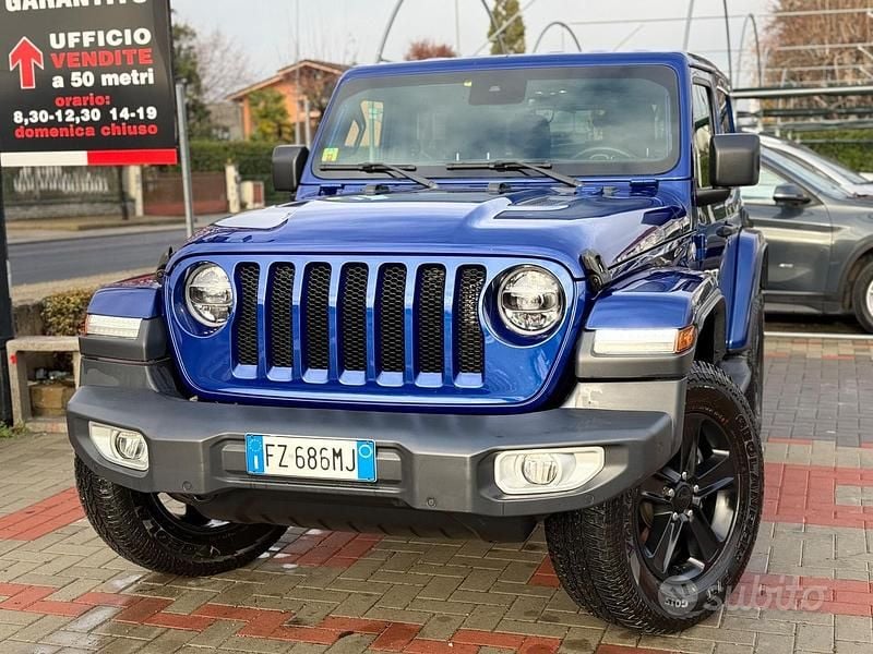 Blu Usata 2020 Jeep Wrangler Sahara SUV | 36.990 € (Super prezzo) - Immagine 1/4